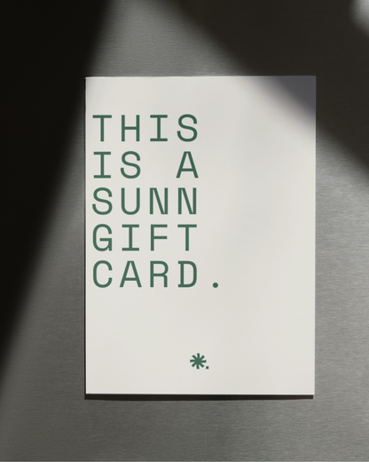 SUNN. Gift-Voucher