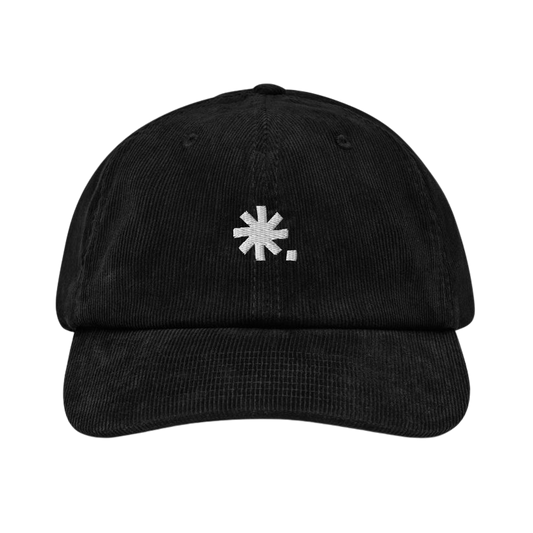 Bestickte Cord Cap
